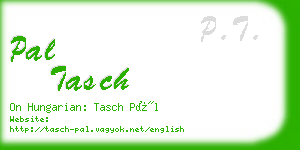 pal tasch business card